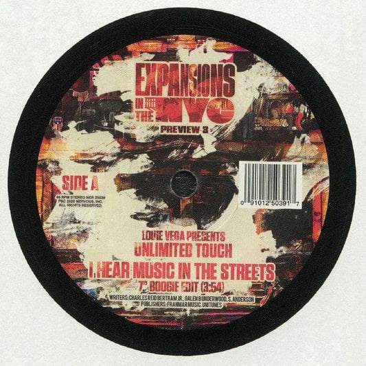 Louie Vega Presents Unlimited Touch - I Hear Music In The Streets (Expansions In The NYC Preview 3) (7") Nervous Records