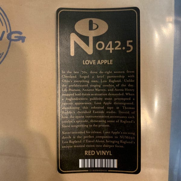 Love Apple - Love Apple (LP) (Red)