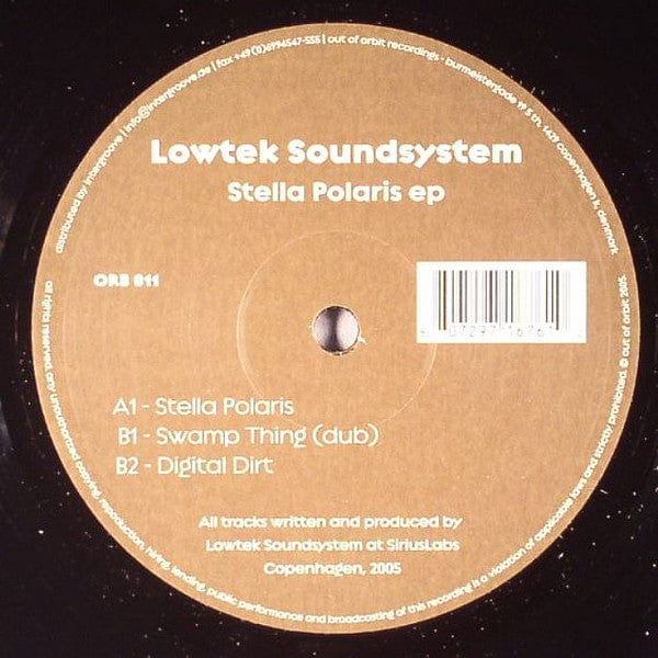Lowtek Soundsystem – Stella Polaris EP (12", Out Of Orbit Recordings, 2005) Front Cover