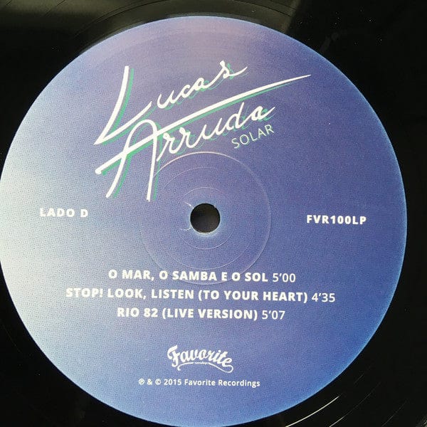Lucas Arruda - SOLAR (2xLP, Album, Gat) Favorite Recordings