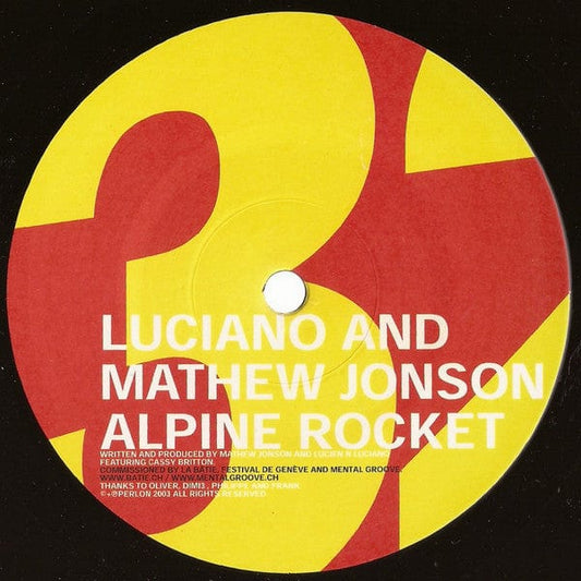 Luciano & Mathew Jonson - Alpine Rocket (12") Perlon Vinyl