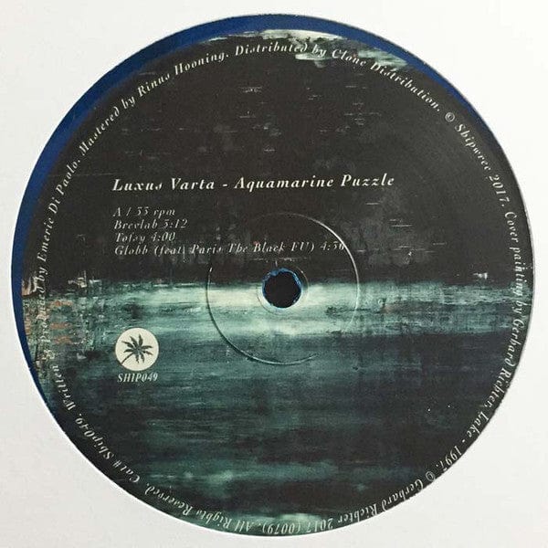 Luxus Varta - Aquamarine Puzzle (12", EP, Ltd, Blu) Shipwrec