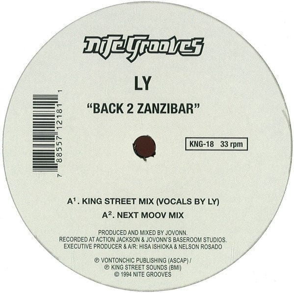 LY - Back 2 Zanzibar (12") Nite Grooves Vinyl