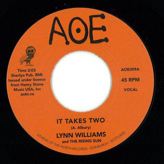 Lynn Williams & The Rising Sun (3) - It Takes Two (7", Single) AOE
