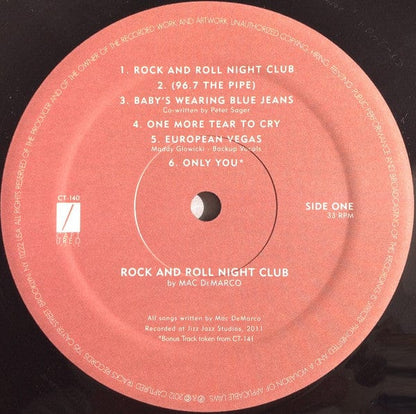 Mac Demarco - Rock And Roll Night Club (12") Captured Tracks Vinyl 817949014018