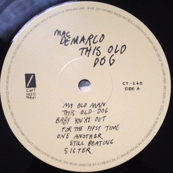 Mac Demarco - This Old Dog (LP) Captured Tracks Vinyl 817949013158