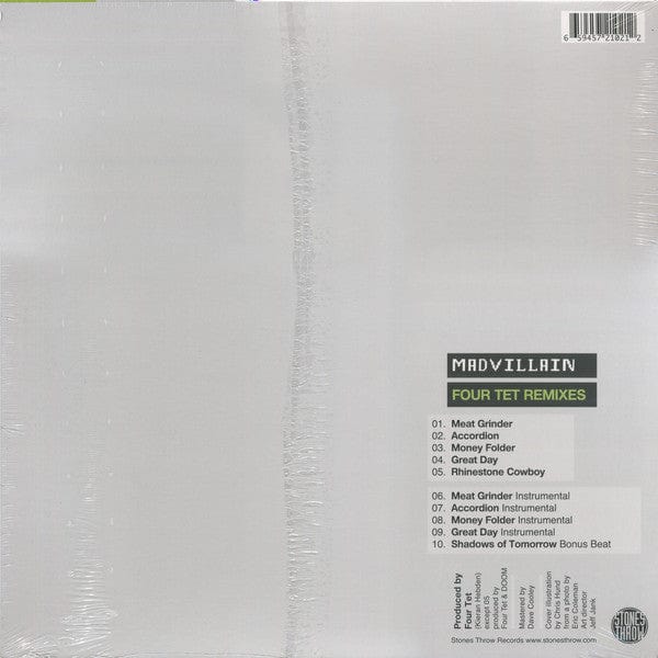 Madvillain - Four Tet Remixes (12") Stones Throw Records Vinyl 659457210212