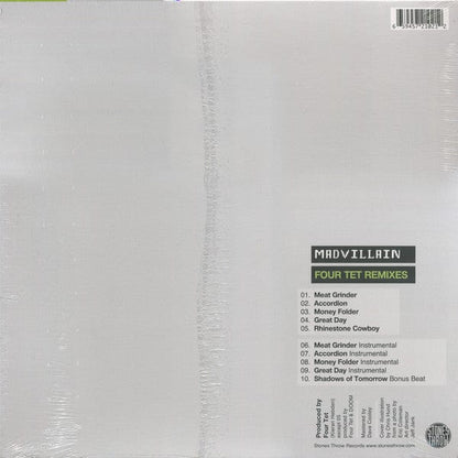Madvillain - Four Tet Remixes (12") Stones Throw Records Vinyl 659457210212