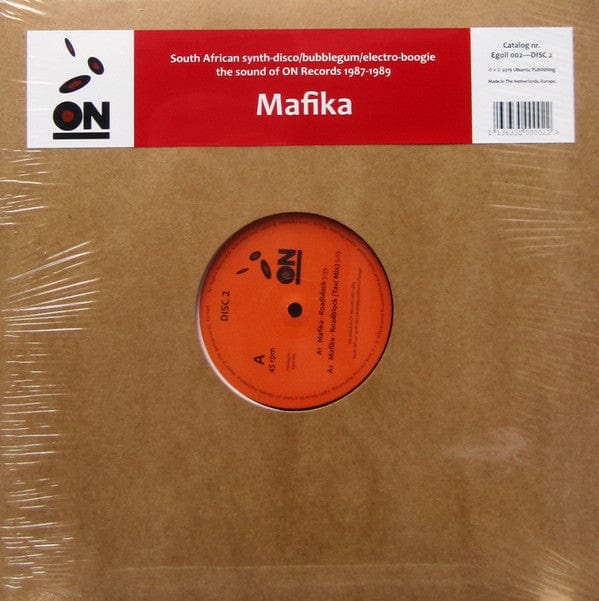 Mafika - The Sound Of On Records 1987-1989 (12") Egoli Records Vinyl