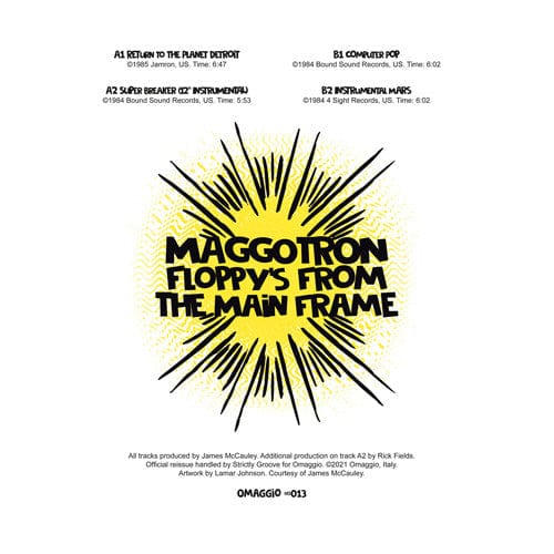 Maggotron - Floppy's From The Main Frame (12") Omaggio Vinyl