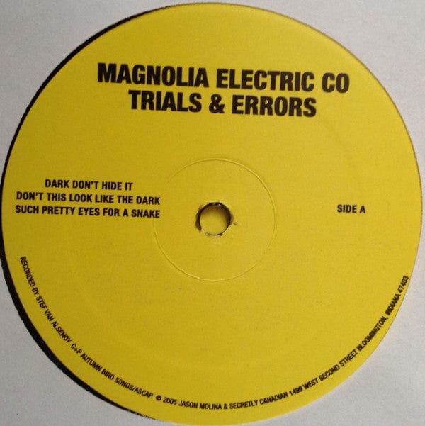 Magnolia Electric Co* - Trials & Errors (2xLP) Secretly Canadian Vinyl 656605009810