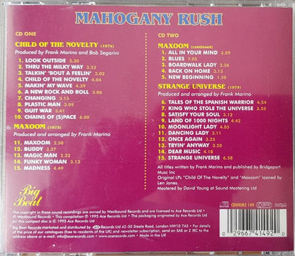 Mahogany Rush -  Maxoom / Child Of The Novelty / Strange Universe (2xCD) Westbound Records,Big Beat Records CD 029667414920
