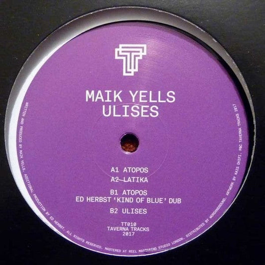 Maik Yells - Ulises (12", EP) Taverna Tracks