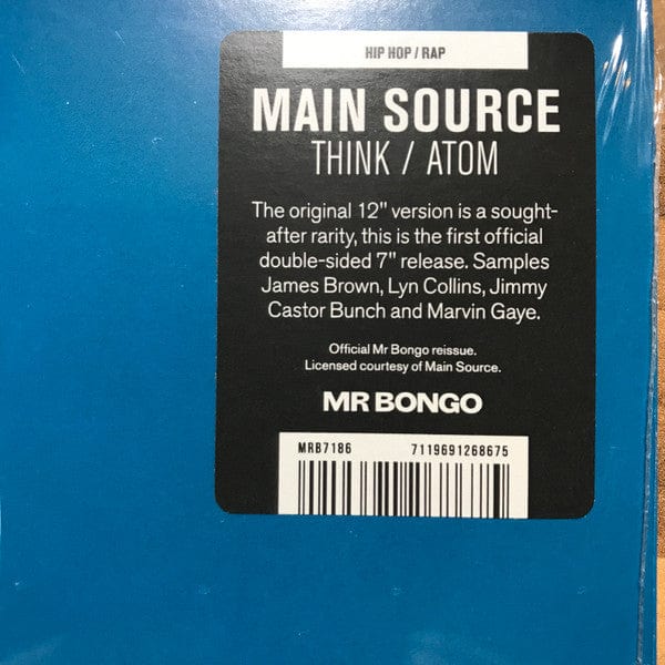 Main Source - Think / Atom (7") Mr Bongo Vinyl 7119691268675