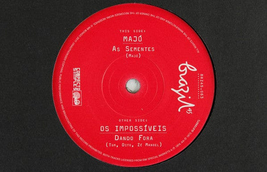 Majó / Os Impossíveis - As Sementes / Dando Fora (7") Mr Bongo Vinyl