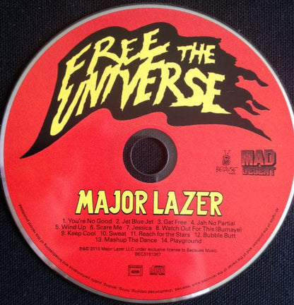 Major Lazer - Free The Universe (2xLP, Album + CD, Album) on Because Music, Mad Decent at Further Records