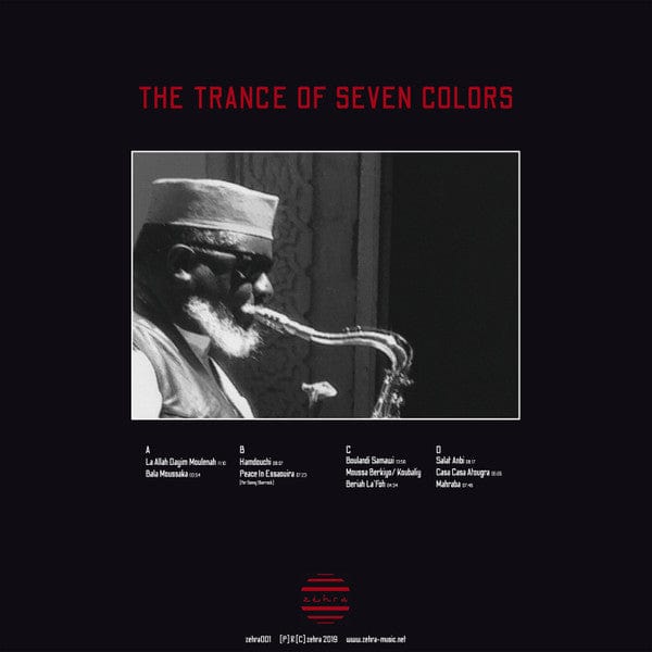Maleem Mahmoud Ghania with Pharoah Sanders - The Trance Of Seven Colors (2xLP) Zehra Vinyl 5050580721630