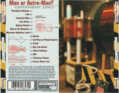 Man or Astro-Man? - Experiment Zero (CD) Touch And Go CD 036172085729