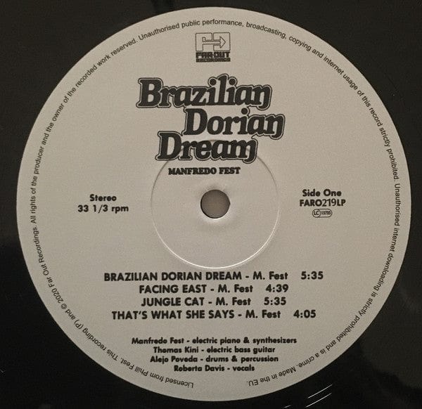 Manfredo Fest - Brazilian Dorian Dream (LP)