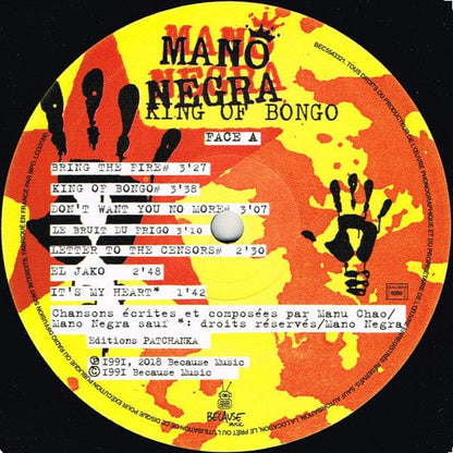 Mano Negra - King Of Bongo (LP) Because Music Vinyl 5060525433214