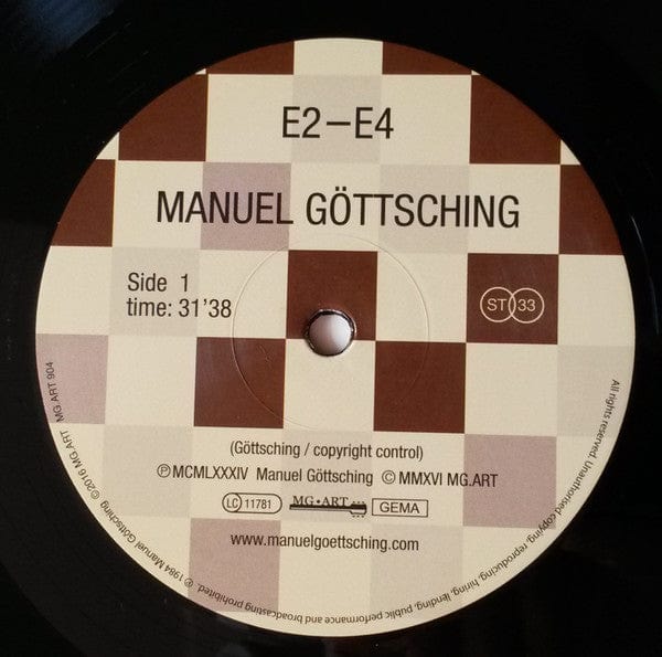 Manuel Göttsching - E2-E4 (LP) MG.ART Vinyl 4260017599041
