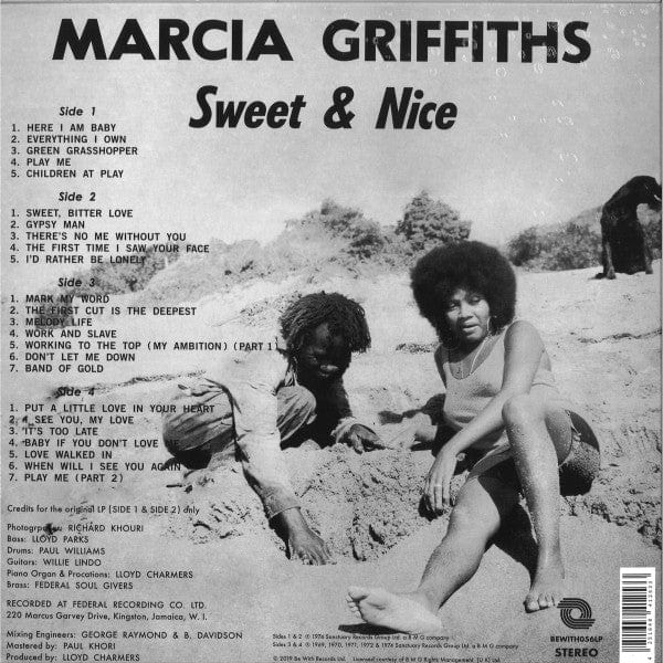 Marcia Griffiths - Sweet & Nice (2xLP) Be With Records,Wild Flower,Wild Flower,Wild Flower Vinyl 4251648412533