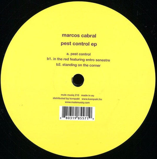Marcos Cabral - Pest Control EP (12", EP) Mule Musiq