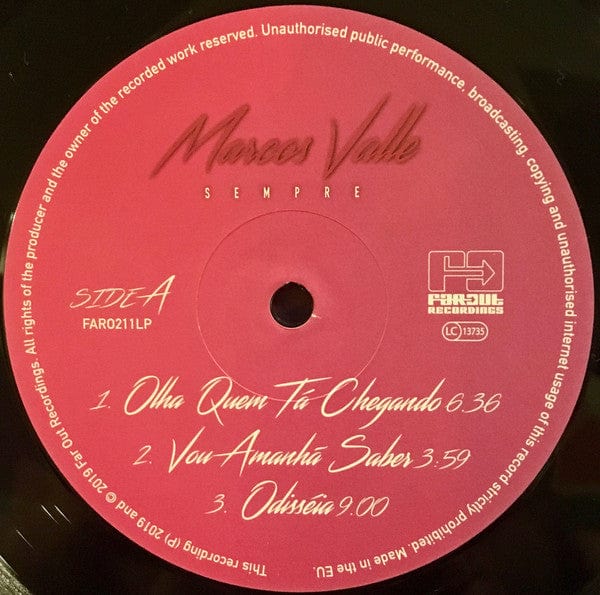 Marcos Valle - Sempre (LP) Far Out Recordings Vinyl 0827565062737