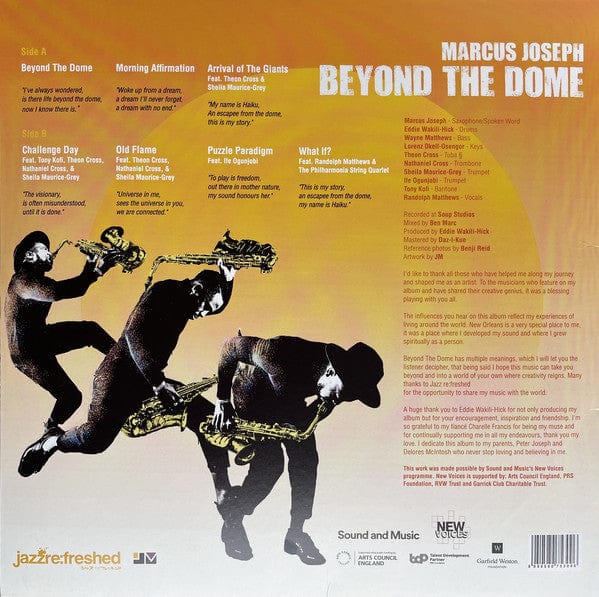 Marcus Joseph (4) - Beyond The Dome (LP) Jazz Re:freshed Vinyl 5050580753006