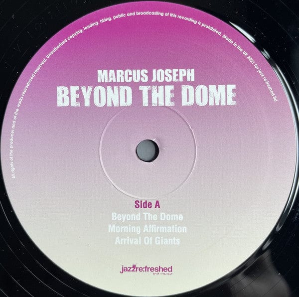 Marcus Joseph (4) - Beyond The Dome (LP) Jazz Re:freshed Vinyl 5050580753006