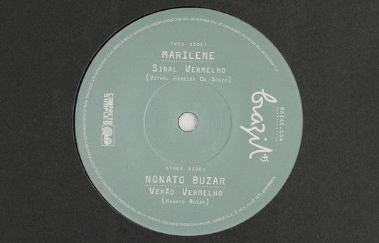 Marilene / Nonato Buzar - Sinal Vermelho / Verão Vermelho (7") Mr Bongo Vinyl