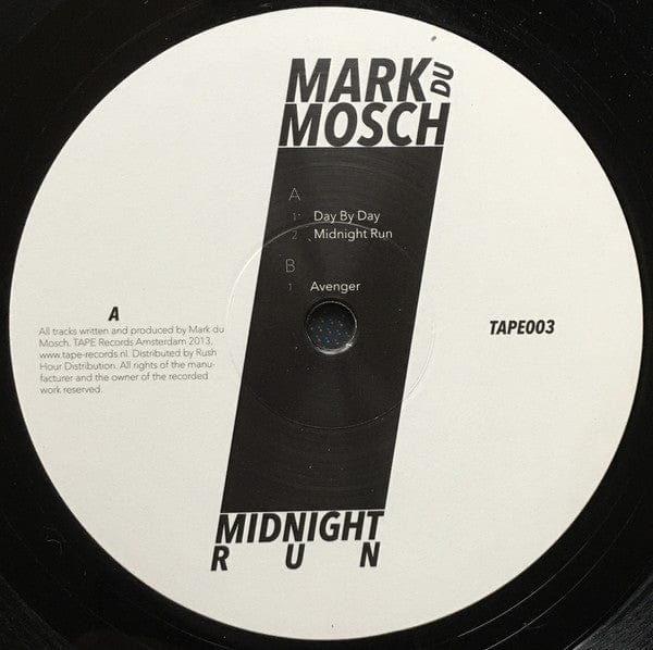 Mark Du Mosch - Midnight Run (2x12", MiniAlbum) Tape Records Amsterdam