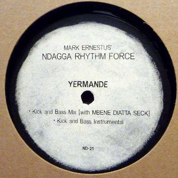 Mark Ernestus' Ndagga Rhythm Force - Yermande (12") on Ndagga at Further Records