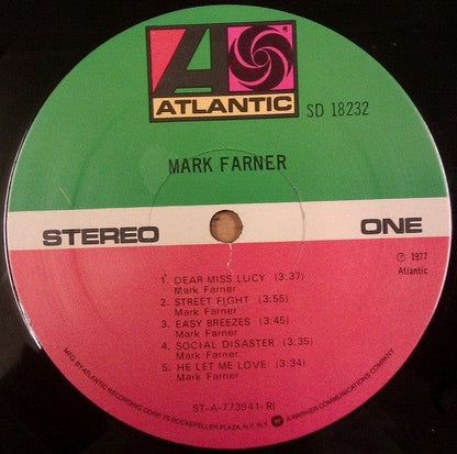Mark Farner – Mark Farner (LP, Atlantic, 1977) Image 3