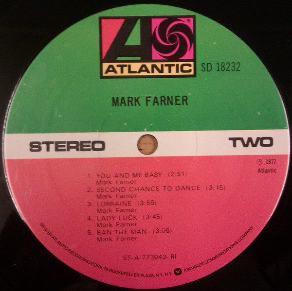 Mark Farner – Mark Farner (LP, Atlantic, 1977) Image 4