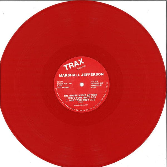 Marshall Jefferson - The House Music Anthem (12") Trax Records Vinyl