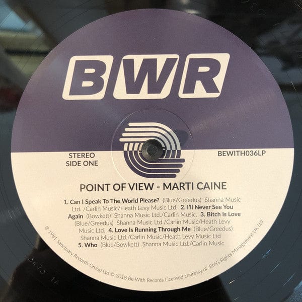 Marti Caine - Point Of View  (LP) Be With Records Vinyl 5050580695177