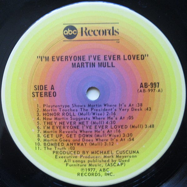 Martin Mull - I'm Everyone I've Ever Loved (LP, Album, Ter) ABC Records