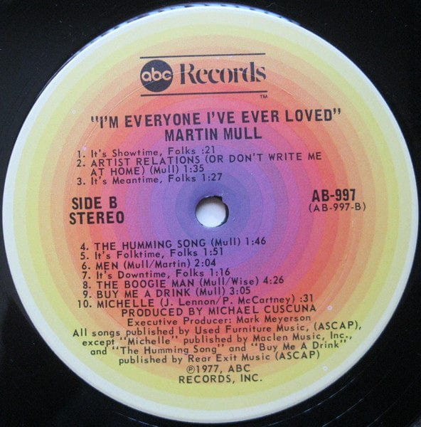 Martin Mull - I'm Everyone I've Ever Loved (LP, Album, Ter) ABC Records
