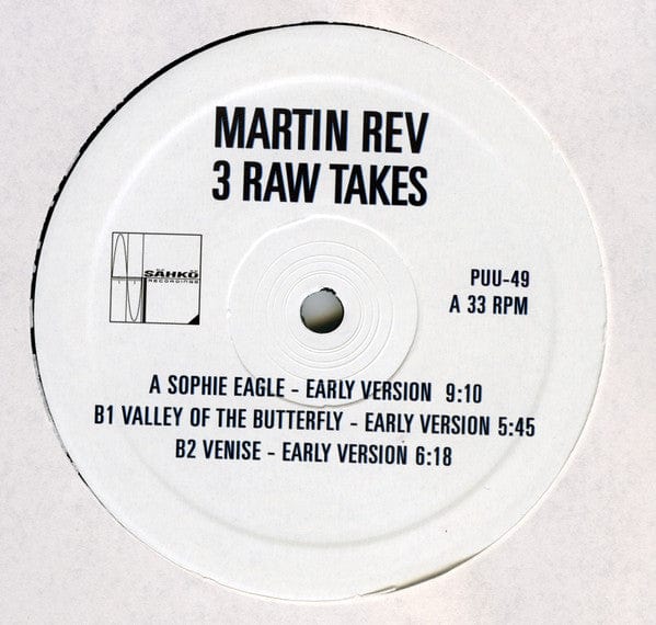 Martin Rev - 3 Raw Takes (12") Puu Vinyl