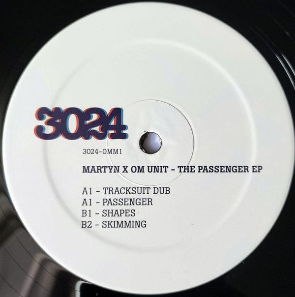 Martyn X Om Unit - The Passenger EP (12") 3024 Vinyl