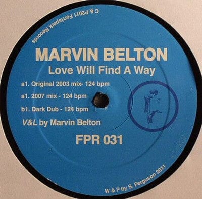 Marvin Belton - Love Will Find A Way (12") Ferrispark Vinyl