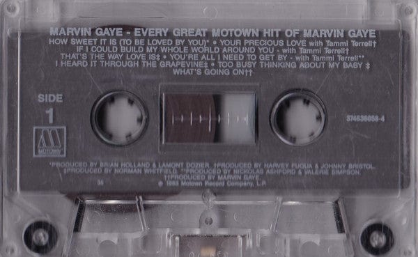 Marvin Gaye - Every Great Motown Hit / 15 Spectacular Performances (Cassette) Motown Cassette 737463605847