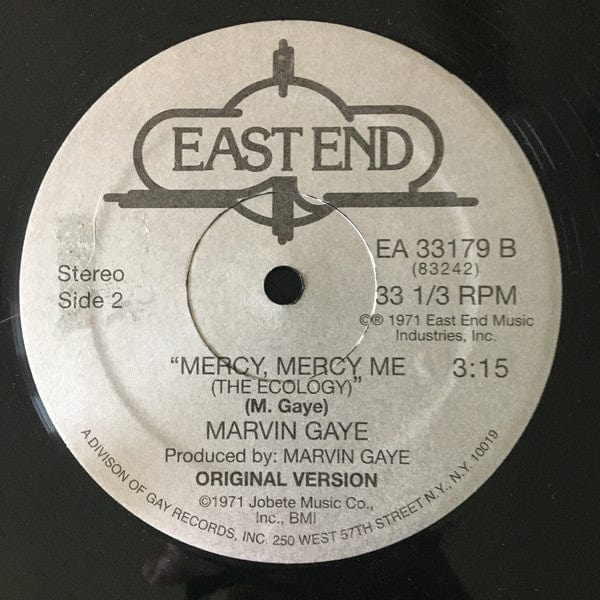 Marvin Gaye - Mercy, Mercy Me (The Ecology) (12") East End Music Vinyl