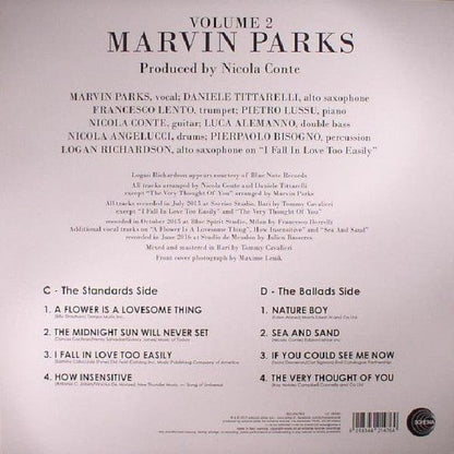 Marvin Parks - Marvin Parks (2x12", Album) Schema