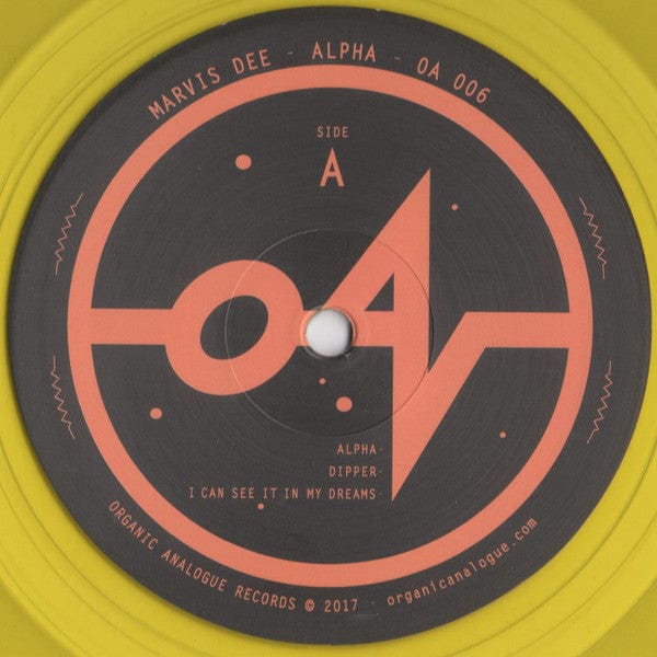 Marvis Dee - Alpha (12", Yel) Organic Analogue Records
