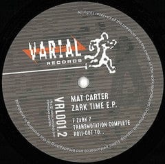 Mat Carter - Zark Time EP  (12") Varial Records Vinyl