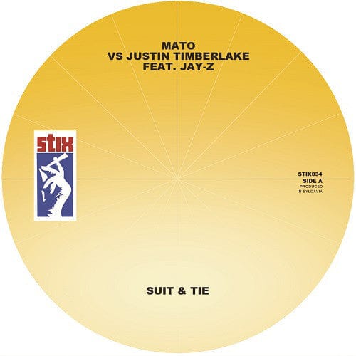Mato (4) vs Justin Timberlake Feat. Jay-Z / Mato (4) vs Robin Thicke Feat. Pharrell Williams & T.I. - Suit & Tie / Blurred Lines (7", Unofficial) Stix