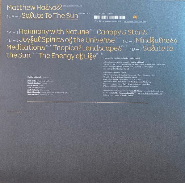 Matthew Halsall - Salute To The Sun (2xLP, Album, Ltd) on Gondwana Records at Further Records