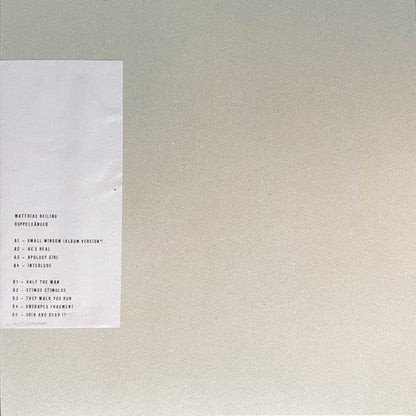 Matthias Reiling – Doppelgänger (LP, Giegling, 2020) Back Cover